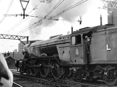 The Fying Scotsman passing through Victoria Station