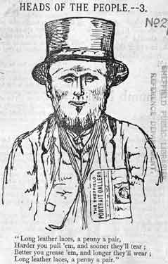 Herbert Moss, 'Upsey Daisy', Sheffield character, c.1876
