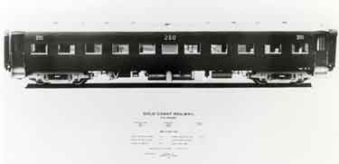 Gold Coast Railway, Third Class car built by Cravens Ltd., Acres Hill Lane, Darnall 