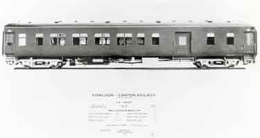 Kowloon - Canton Railway, Third Class luggage and brake car built by Cravens Ltd., Acres Hill Lane, Darnall 