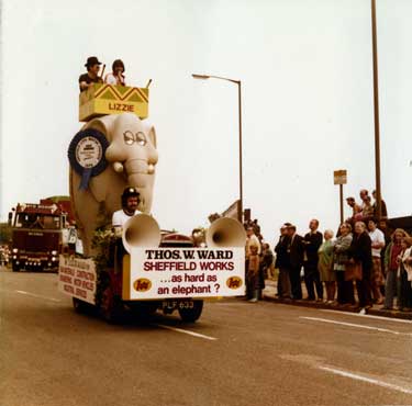Thomas W. Ward float (Lizzie the elephant), Lord Mayor's Show