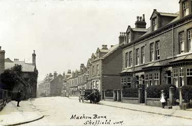 Machon Bank, near junction with Emily Road (on the right), Nether Edge, Sheffield