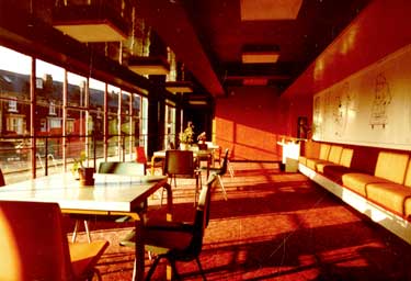 Cafe at the Rex Cinema, junction of Mansfield Road and Hollybank Road.