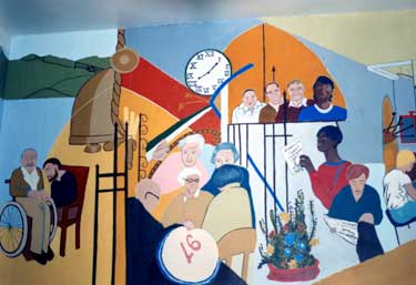 Unidentified mural at Sharrow