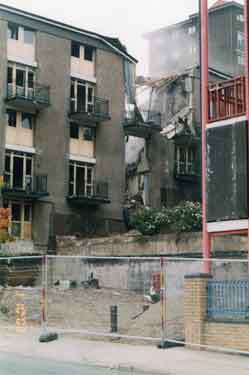 Demolition of unidentified flats 
