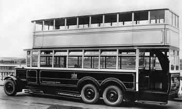 Sheffield Corporation Motors double decker bus No.131