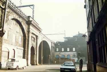 Wicker Arches, from Walker Street showing (centre) The Wicker and Victoria Station