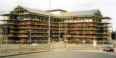 Construction of offices for Irwin Mitchell, solicitors, Riverside East 2, Millsands as seen from Bridge Street