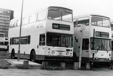 South Yorkshire Transport. Bus Nos. 237 and 1750 in bus park off Harmer Lane