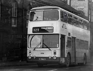 South Yorkshire Transport. Bus No. 1776 on Pond Hill 