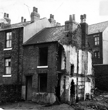 Remains of Nos 1, 2 and 3 in court 6, Gleadless Road