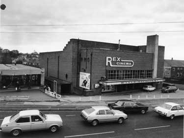 Rex Cinema, Mansfield Road.  30th December 1980.
