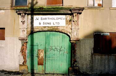 J.W. Bartholomew and Sons Ltd., sheet metal pressings, Doncaster Street 