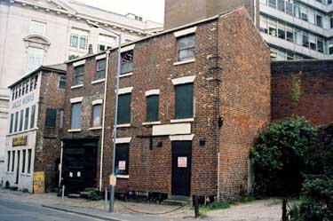 Former premises of Walter Trickett and Co.Ltd, spoons, forks and cutlery manufacturer, Anglo Works, No. 27 Trippet Lane and junction of Holly Street 