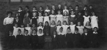 Class photograph, Beighton Council School, School Road, Beighton