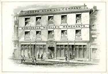 Joseph Agar and Company, wholesale woollen merchants, Nos.27-29 High Street