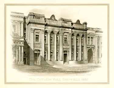 Cutlers Hall, Church Street, erected in 1832