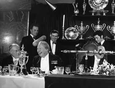 Edward Heath, Prime Minister (centre) probably at the Cutlers Feast, Cutlers Hall, Church Street