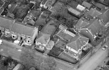 Aerial view of Airedale Road from left at junction with Vainor Road