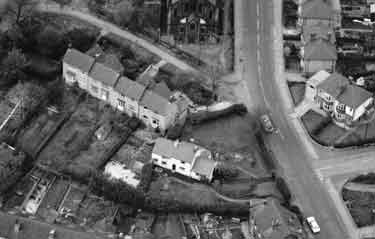 Aerial view of Dyke Lane, Hillsborough