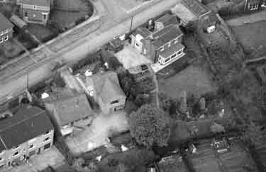 Wisewood Road with its junction with Findon Road top middle of photograph.