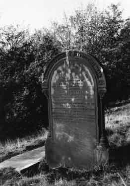 Gravestone of Mary Ann Francis in Wardsend Cemetery, Club Mill Lane