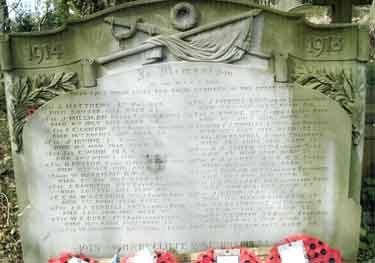 In Memoriam of the Non Commissioned Officers and men who gave their lives in the Great War