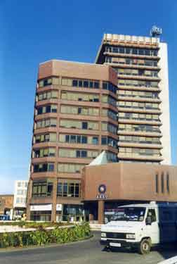 Redvers House and the Amalgamated Engineering and Electrical Union building, Furnival Gate