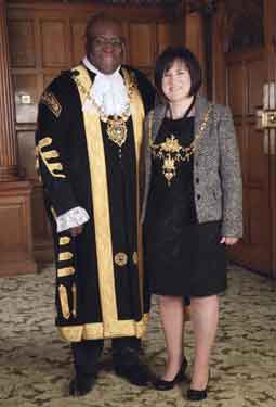 Councillor John Campbell, Lord Mayor and Ms Catherine Taylor, Lady Mayoress, 2012-2013