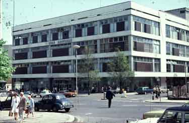 Cole Brothers Ltd., department store, Barker's Pool at junction with (right) Cambridge Street