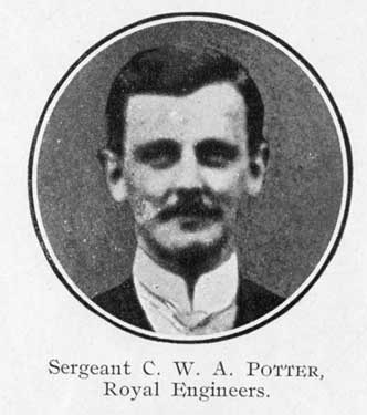 Sergeant C. W. A. Potter, Royal Engineers