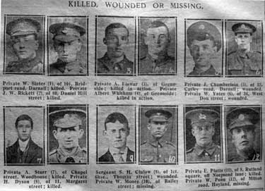 Killed, Missing or Wounded