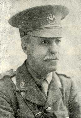 Arthur V. Cole, Commandant, 1st Battalion, Sheffield Volunteer Defence Corps (SVDC)