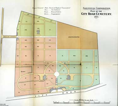 Plan of the City Road Cemetery
