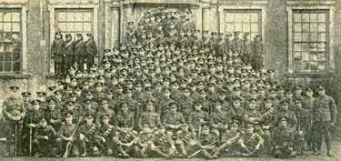Officers and men of West Riding Divisional (Sheffield) Royal Engineers (T)