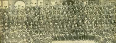 Officers, non-commissioned officers and men of 2nd - 1st Field Company of the West Riding Divisional (T) Royal Engineers (Sheffield)