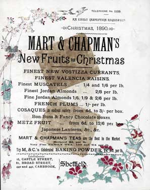 Mart and Chapman's New Fruits for Christmas