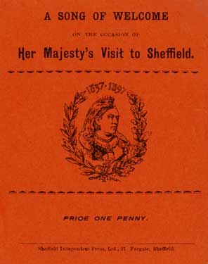 'A Song of Welcome' on the occasion of Her Majesty's [Queen Victoria] visit to Sheffield