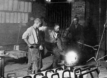 Flockton, Tompkin and Co., Newhall Steel Works, Burgess Road - Crucible Steel Melting Furnace