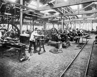 Robert Bunting and Sons, County Steel Works, Napier Street - Corner in Cold Rolling Mill