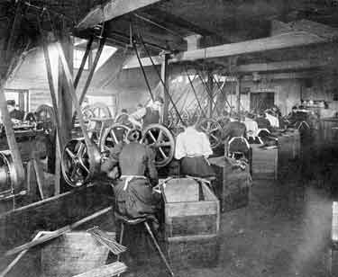 Robert Bunting and Sons, County Steel Works, Napier Street - Corner of Spoke Heading Shop