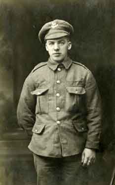 Unidentified soldier of World War One, possibly William Dermody