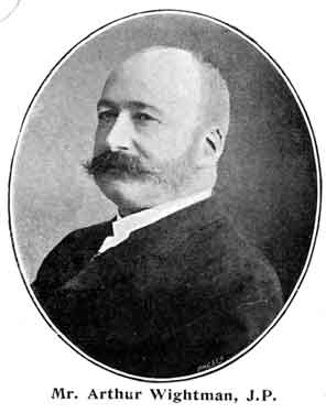 Arthur Wightman (1842 - 1924), JP., Town Trustee