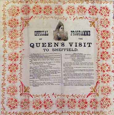 Royal visit of Queen Victoria to Sheffield official programme