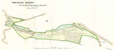 Plan of Whiteley Woods (Part 2) -Whiteley Woods (Part 2) - section from Oakbrook Road to Dead Lane