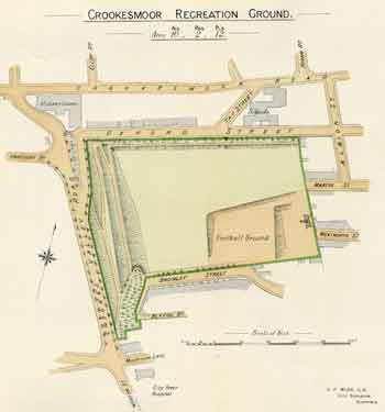 Plan of Crookesmoor Recreation Ground