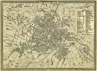 Plan of Sheffield