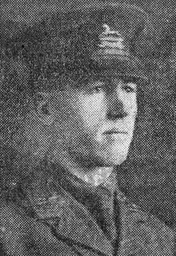 2nd Lt. G. L. [George Leonard] Tucker, West Yorkshire Regiment, of Sheffield, prisoner of war in Germany