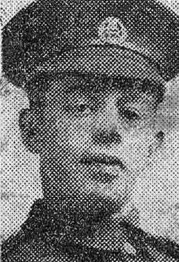 Corporal Cyril Fletcher, South Lancashire Regiment., Crookes, Sheffield, killed