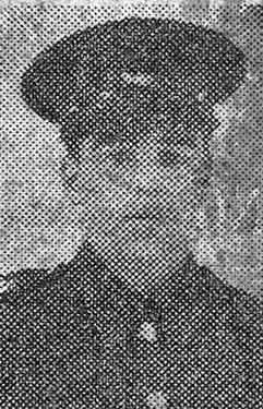 Private Frank Savage, King's Own Yorkshire Light Infantry (KOYLI), Bail Road, Sheffield, killed
